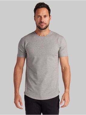 BYLT Basics Grey Drop Cut Lux T-Shirt
